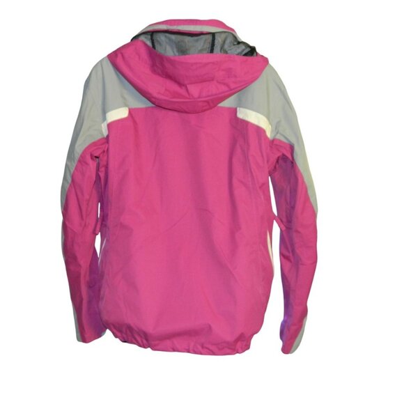 Columbia Titanium Light Plum & Grey Outdoor Hiking Removable Lining Jacket Sz L - Picture 10 of 15
